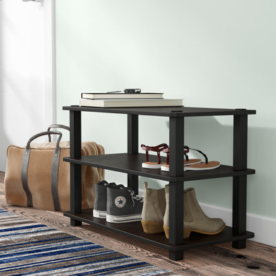 9 Pair Stackable Shoe Rack