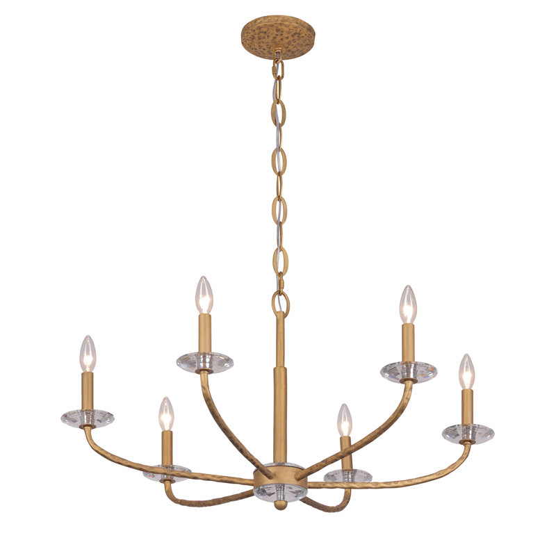 Mercer41 Lobianco - Chandelier, 6, 18.13" H x 32" W x 32" D