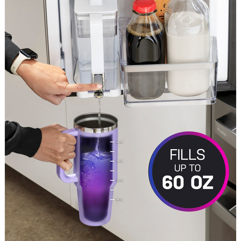 GE Profile ENERGY STAR 23.2 Cu. Ft. Smart Counter-Depth Fingerprint Resistant 4-Door French-Door Refrigerator With Dual-Dispense Autofill Pitcher