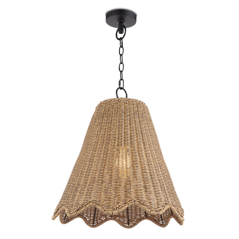 Summer Pendant Large (Weathered Natural), 26.5" H x 20" W x 20" D