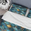 Ensemble de housse de couette Turquoise Gold Metallic Glam - Glam-109173953