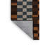 Tapis brun à carreaux lavable à la machine-1986069823