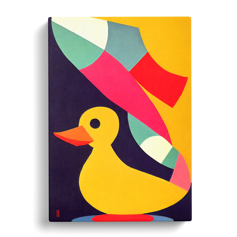 Rubber Duck Abstract Vol.2 - Wrapped Canvas, 60cm H x 40cm W x 3cm D