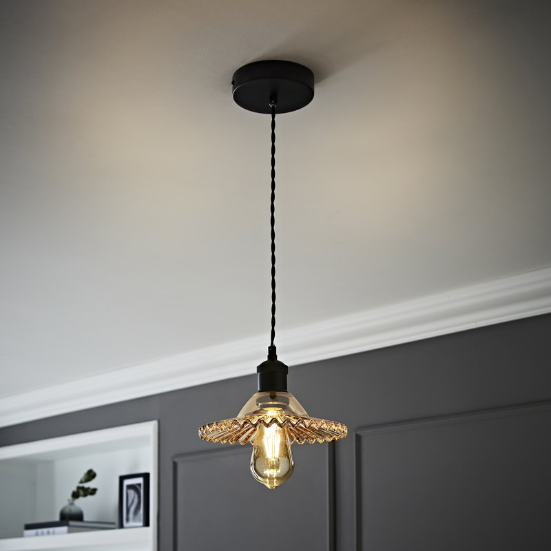 Clairview 1 - Light Unique/Statement Pendant, Amber, Yes