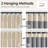 100% Blackout Curtains Thermal Insulated Drapes Faux Linen Pinch Pleated Privacy Window Panels with 20 Hooks for Bedroom & Living Room (Set of 2) -1952807661-1952807648