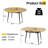 Extendable Round Dining Table For 4-8 People, Oval Dining Table