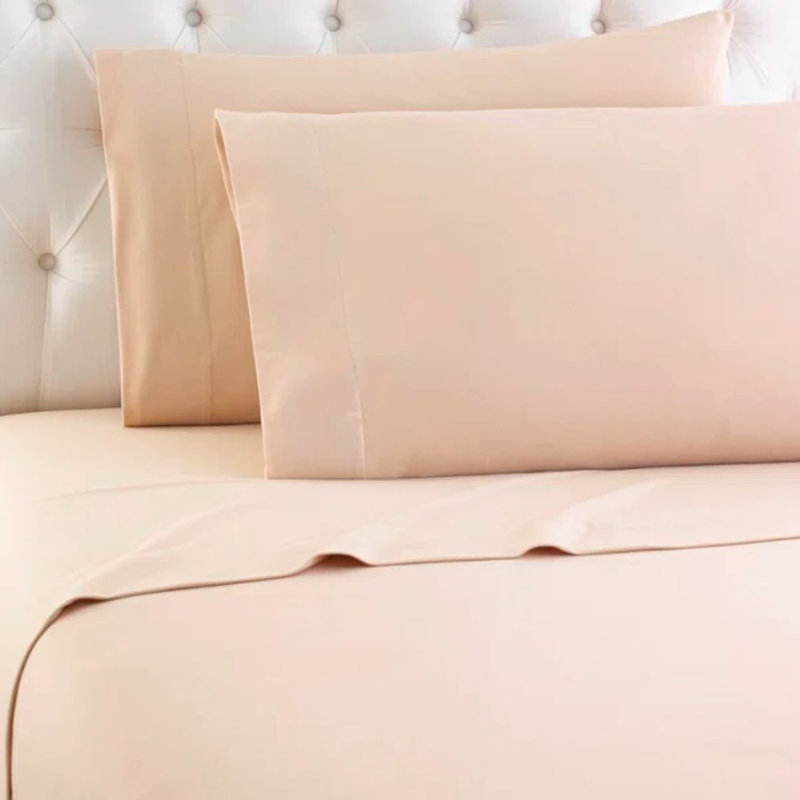 Ensemble de draps à poche profonde en microflanelle® de couleur unie, Chino