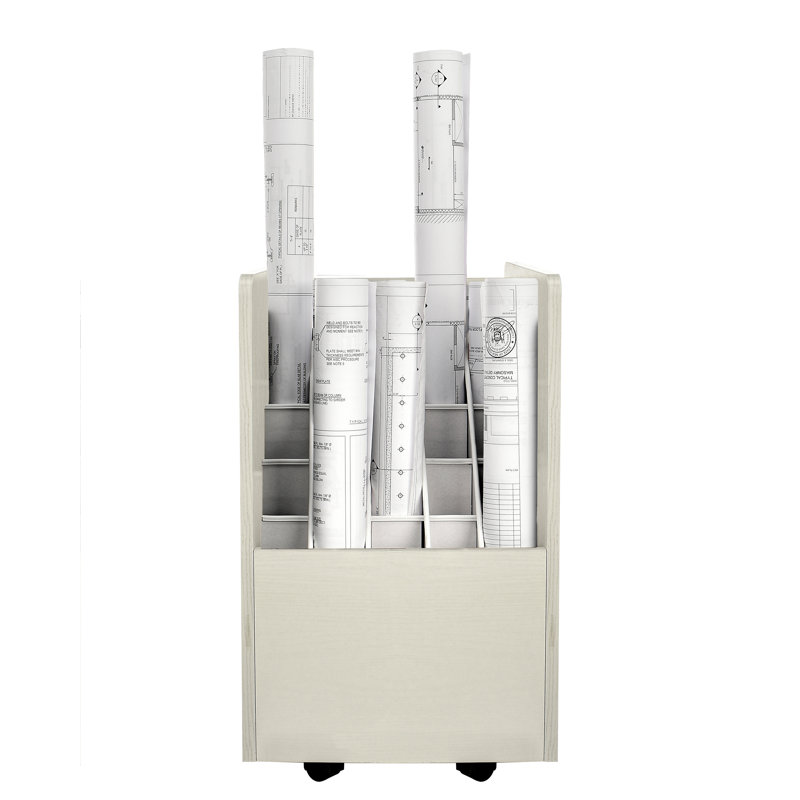 Boîte de classement mobile, Blanc