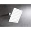 Douche haute en acier inoxydable 304 - Salle de bain, pluie, autonettoyante, blanche, 8 x 8, tête de 2,4 lb avec chute de pluie autonettoyante,-120997264