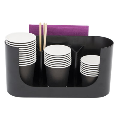 Rangement pour tasses et serviettes jetables