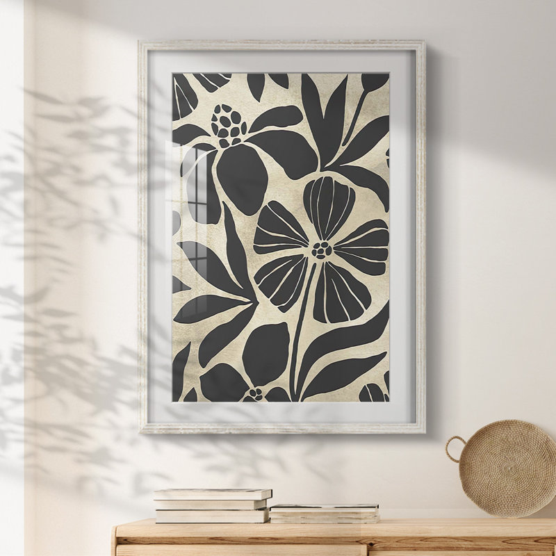 Pavot -Gallery Wrapped Canvas, 19.5" H x 16.5" W, White