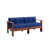 Cobalt Striped Hemp Blend