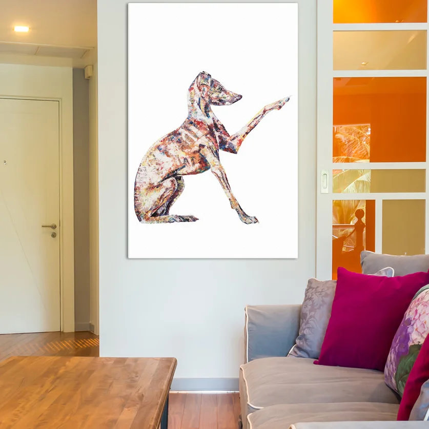 Italian Greyhound Painting Print on Wrapped Canvas East Urban Home 