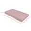 Drap-housse pour lit de bébé Maroon