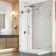 46" W X 36" D X 76" H Sliding Frameless Shower Enclosure With 5/16" Clear Glass