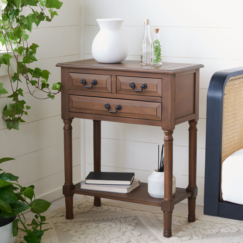 Primrose 59.69cm Console Table, Brown