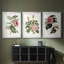 Mélange de fleurs roses I - impression encadrée sur mesure de qualité supérieure mate - 3 pièces-44061800-44061781