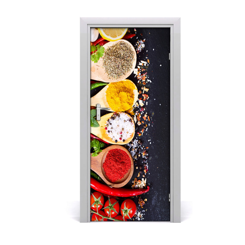 SPICES Door Decal, 205cm H x 85cm W