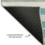 Tapis bleu sarcelle lavable à la machine Premium Prisco-1564579232