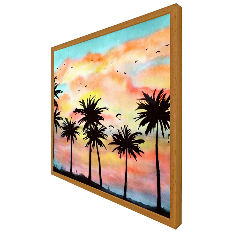 Beaverdale Single Picture Frame Print, 61cm H x 61cm W x 4cm D, Oak