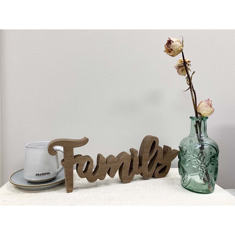 Akeya Text & Numbers Letter Block