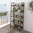 Industrial Ladder Shelf, Rustic 5 Tier Leaning Bookshelf, Wood Metal Ladder Bookcase, Plant Flower Stand Rack Book Storage Shelves For Living Room, Bedroom, Home Office-1899989852-1899989824