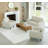 Bridgeview 32" Square Arm Accent Chair, Sofa Chair, White Set of 2-775470444