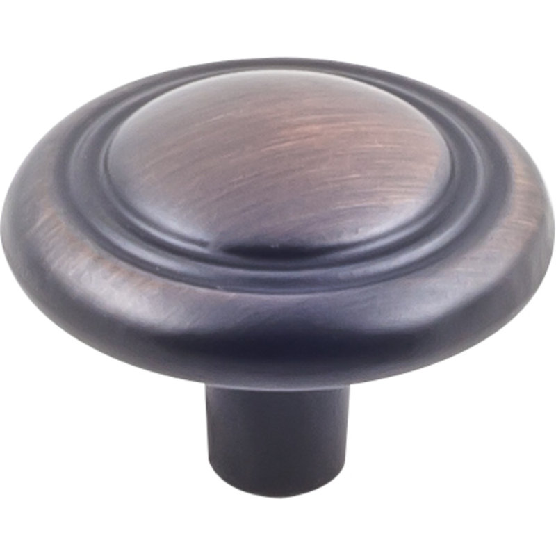 1 1/4" Diameter Mushroom Knob Multipack, Brushed Oil Rubbed Bronze