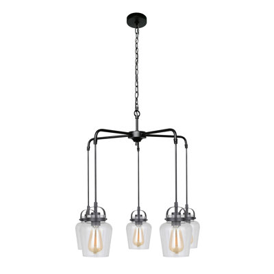 Lustre classique unique à 5 lumières Tribble