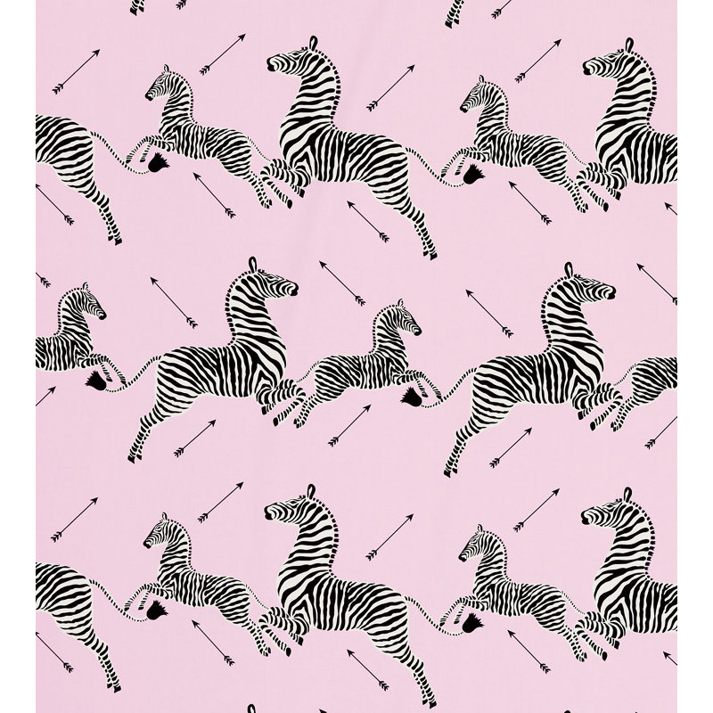 Tissu 100% coton Zebras Petite, Pivoine