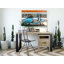 Payson Solid Wood Steel Writing Desk