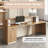 Modern Rectangular Reception Desk With Secure Storage