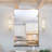 Sharima Ribbed Glass Rod Cylindrical Wall Light, 2 Heads Wall Lamp Wall Sconce-1159830131
