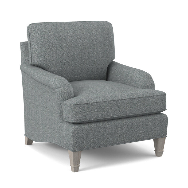 Fauteuil Everton, Cyan maya, Bisque
