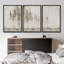 «Pastel Abstract Tree Subtle Neutral Modern Rustic Home Decor», reproduction d'art sur toile encadrée-83866042-129504173