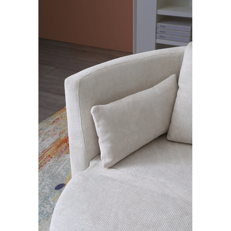 Foldable Sleeper Sofa Bed, Beige