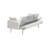 Everette 69" W x 31.3" D x 30.7" H 3-Position Convertible Teddy Fabric Sofa Bed