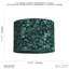 18cm H Cotton Blend Drum Lamp Shade ( Screw On ) in Green
