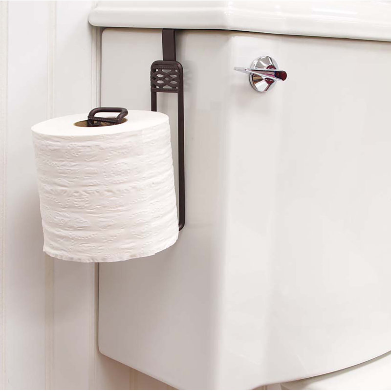 Porte-papier hygiénique à fixation pour réservoir