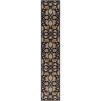 Oriental Handmade Tufted Wool Black/Camel/Beige/Brown Area Rug