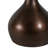Ernstfried Modern Round Marble Top Accent Table for Bedroom - Sleek Small Side Table with Sculptural Ball Base for Living Room, Narrow End Table Design - 21", Brown-115942470