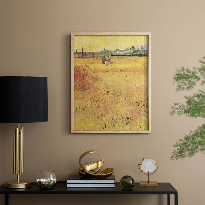 "Paysage rétro Lxxiv", H 21 po x l 17 po, Naturel