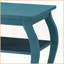 Table basse Teal à 2 tablettes avec pieds en cabriole Teal Décoration de salon élégante-121049593