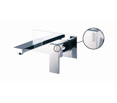 Brick Wall Mounted Optional Single-handle Bathroom Faucet