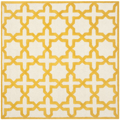 Igna Hand Tufted Wool Geometric Rug