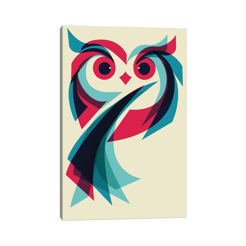 Owl by Jay Fleck - Wrapped Canvas Print, 66.04 cm H x 45.72 cm W x 3.175 cm D