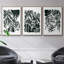 «Ink Jungle I», reproduction sur toile 3 pièces-91891711-91891710