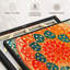 Impression abstraite sur toile de lotus-102354079