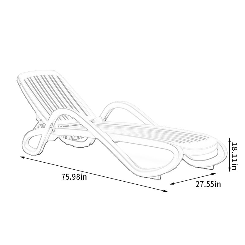 Rakebia Outdoor Chaise Lounge