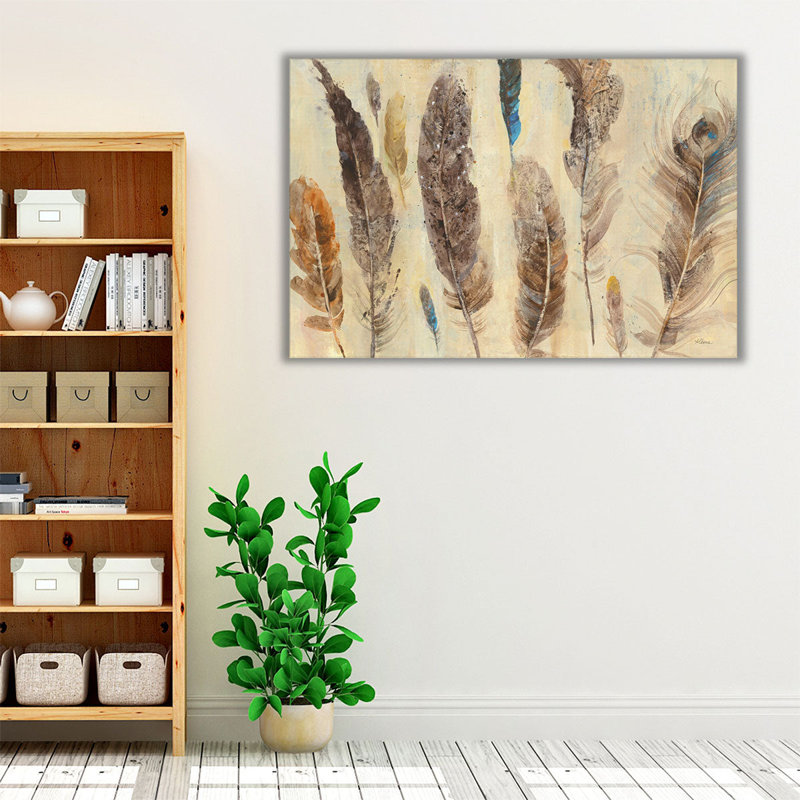 Étude de plumes - reproduction d'art sur toile, 20 x 30 po